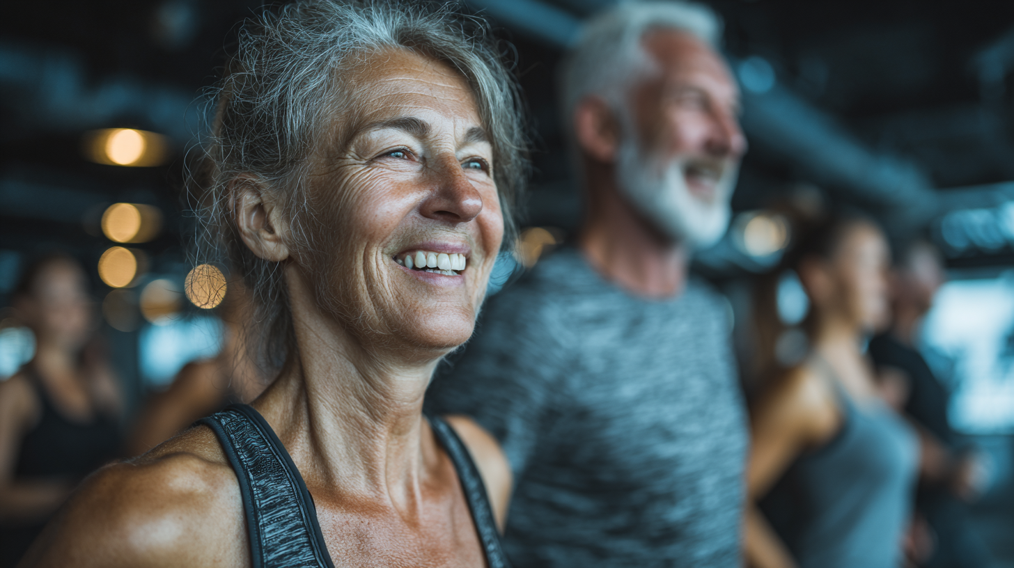 Група активни възрастни хора